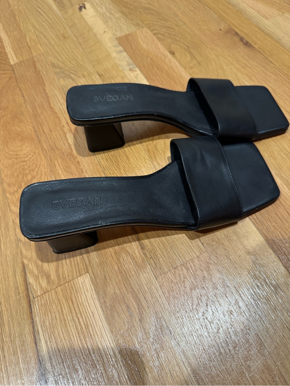 Svegan  Square Toe Sandal. Size 9. Made in Spain.